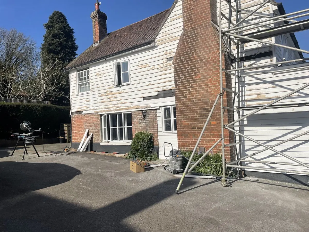 Property exterior after restoration