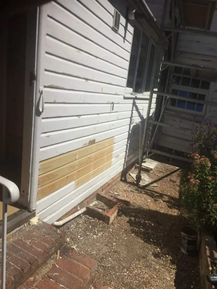 Repair work detail